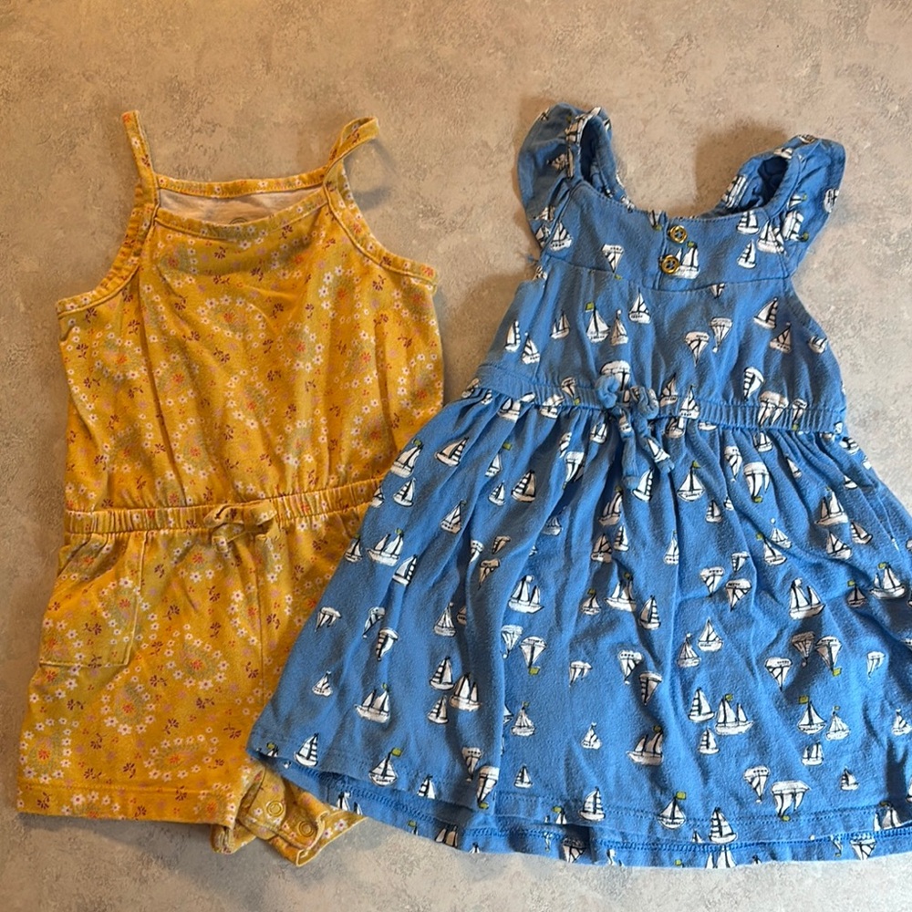 Old Navy Denim Blue Baby Dress